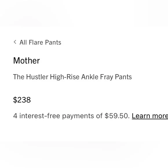 MOTHER The Hustler Ankle Fray Dark Blue Jeans - Picture 7 of 7